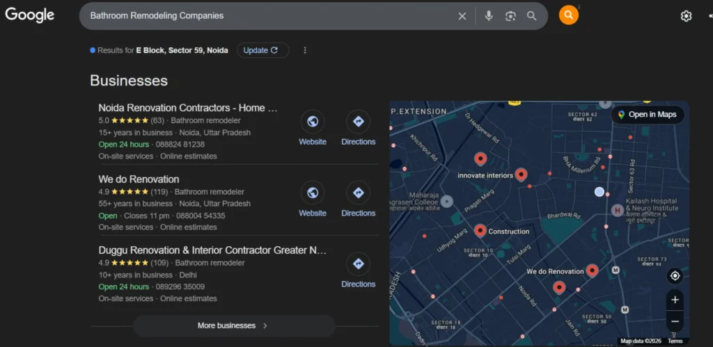 Local SEO for Bathroom Remodeling Companies